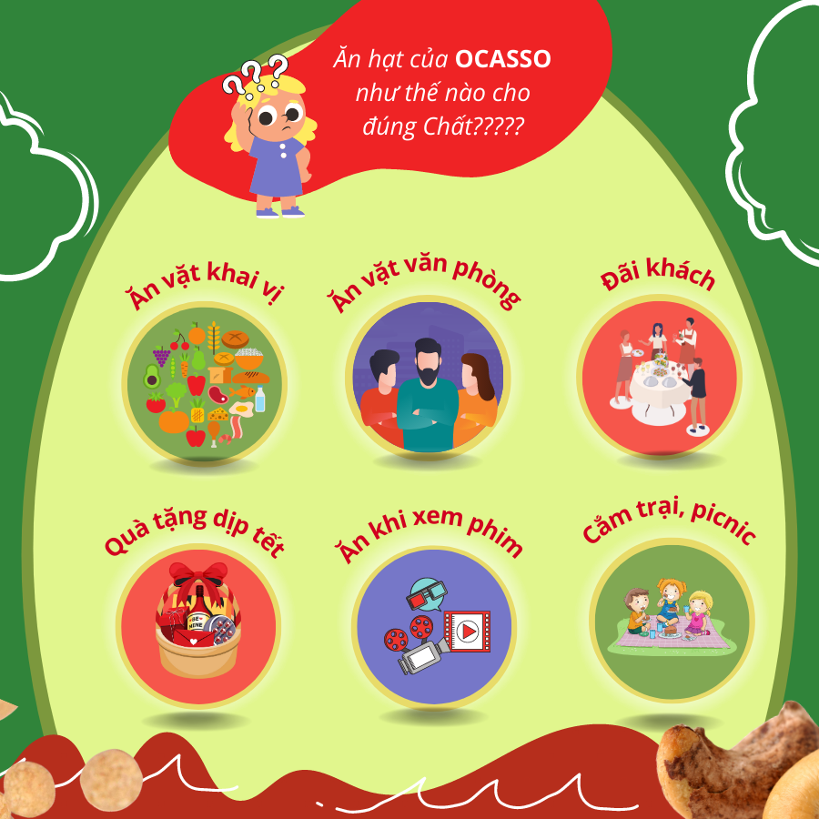 Đậu phộng tỏi ớt O'Casso hộp 500g
