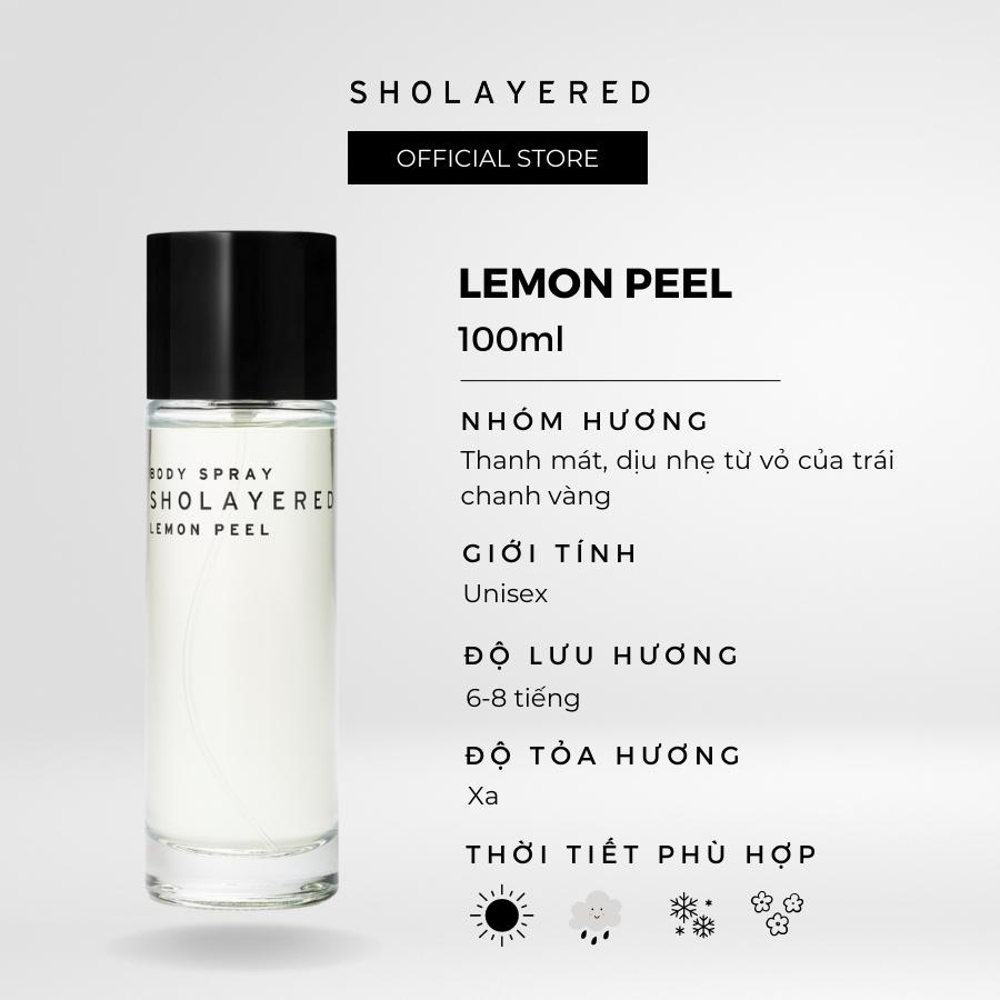 NƯỚC HOA SHOLAYERED NHẬT BẢN EDT 100ML - LEMON PEEL