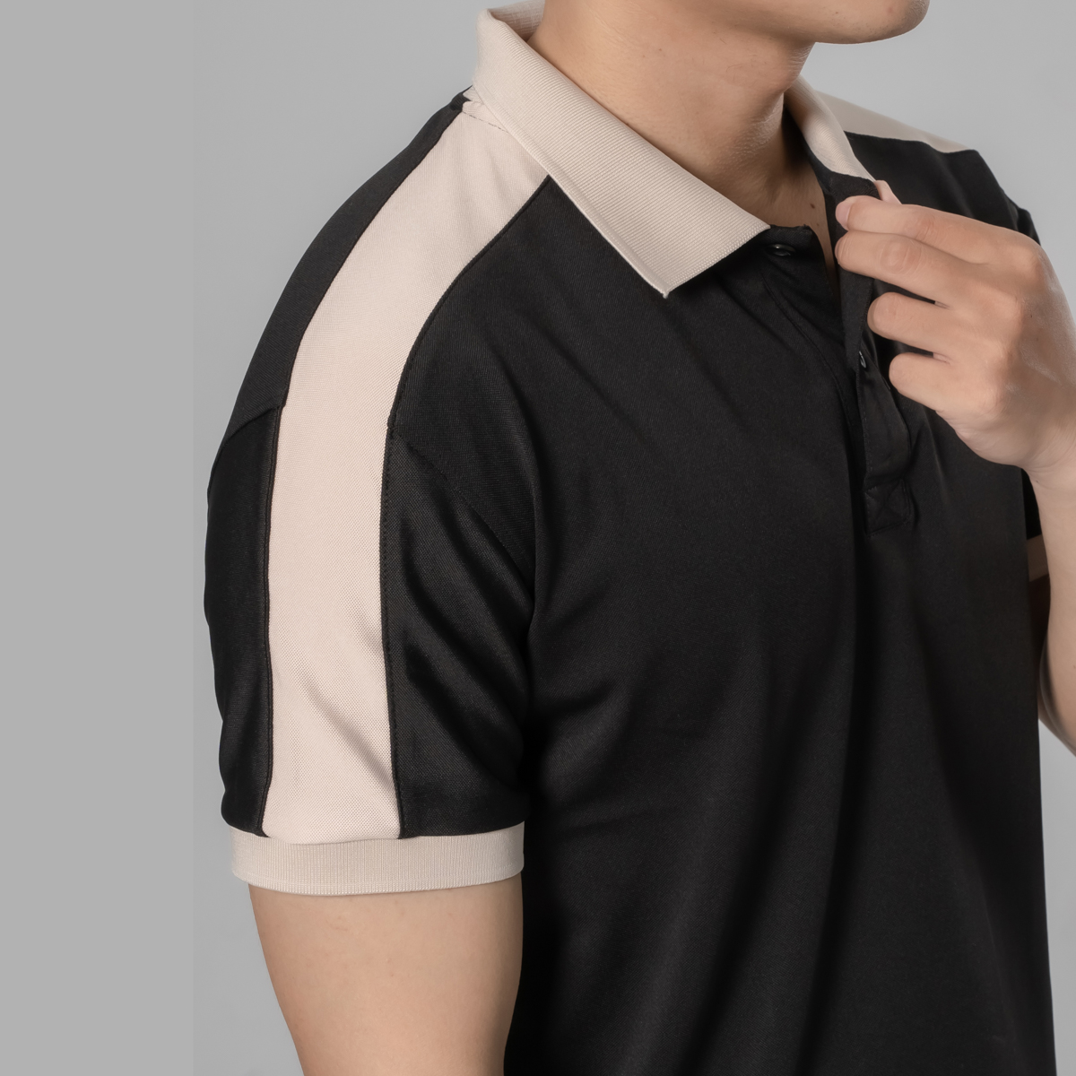 Hình ảnh Áo thun polo nam TSIMPLE có cổ ngắn tay vải cotton cá sấu cao cấp form rộng big size A02006