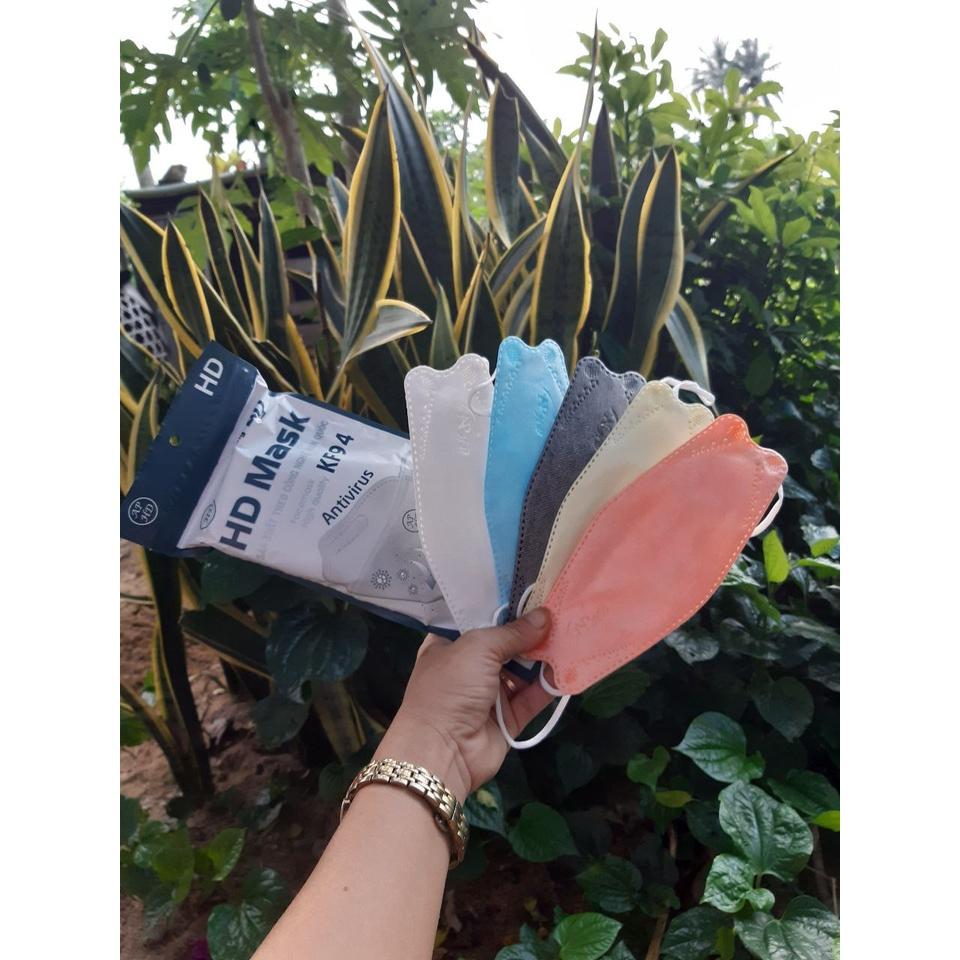 10 cái khẩu trang KF94 Kid chống bụi, kháng khuẩn dành cho bé đủ màu