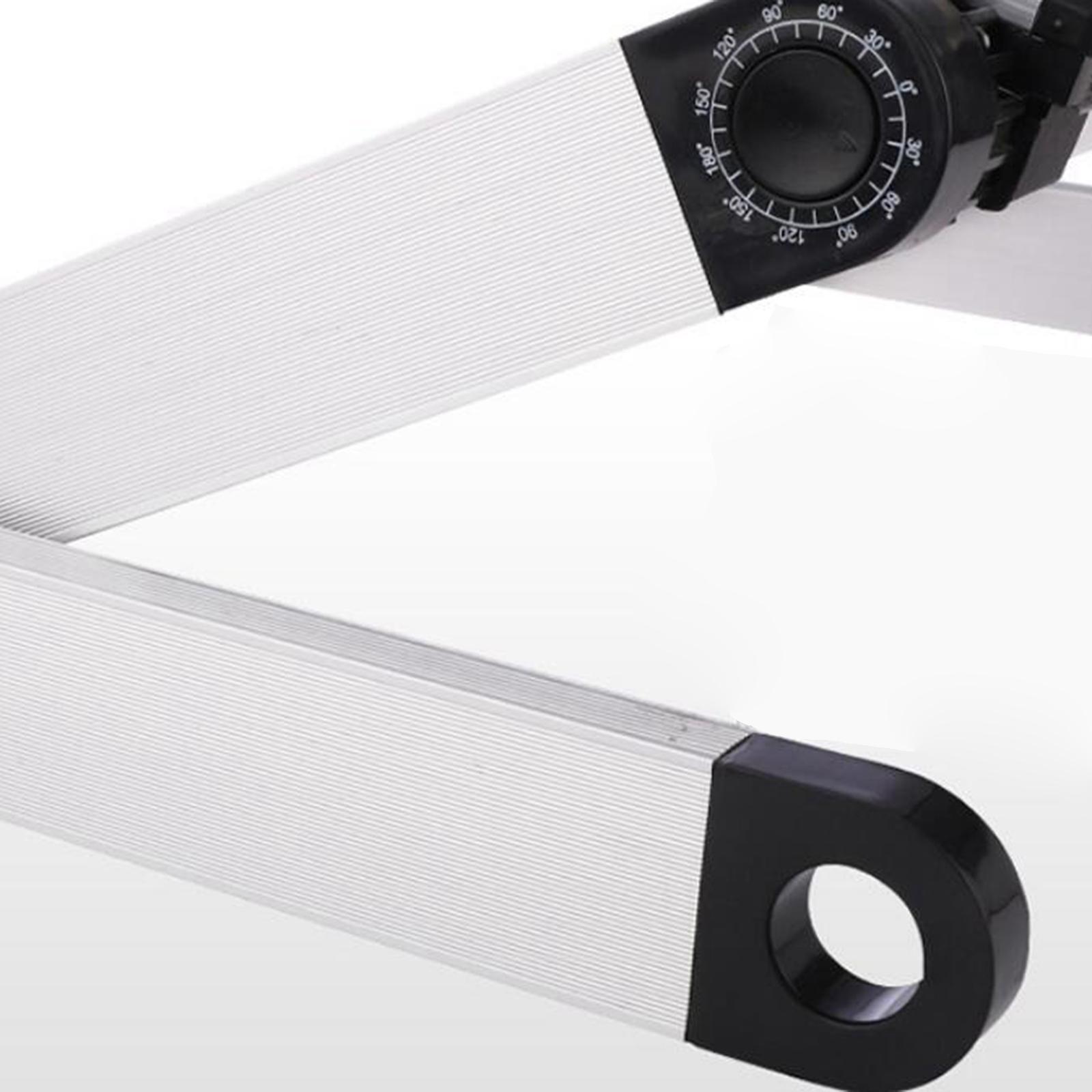 Adjustable Laptop Stand for Bed, Aluminum Laptop Desk Table Foldable Laptop Tray, Protable Notebook Stand