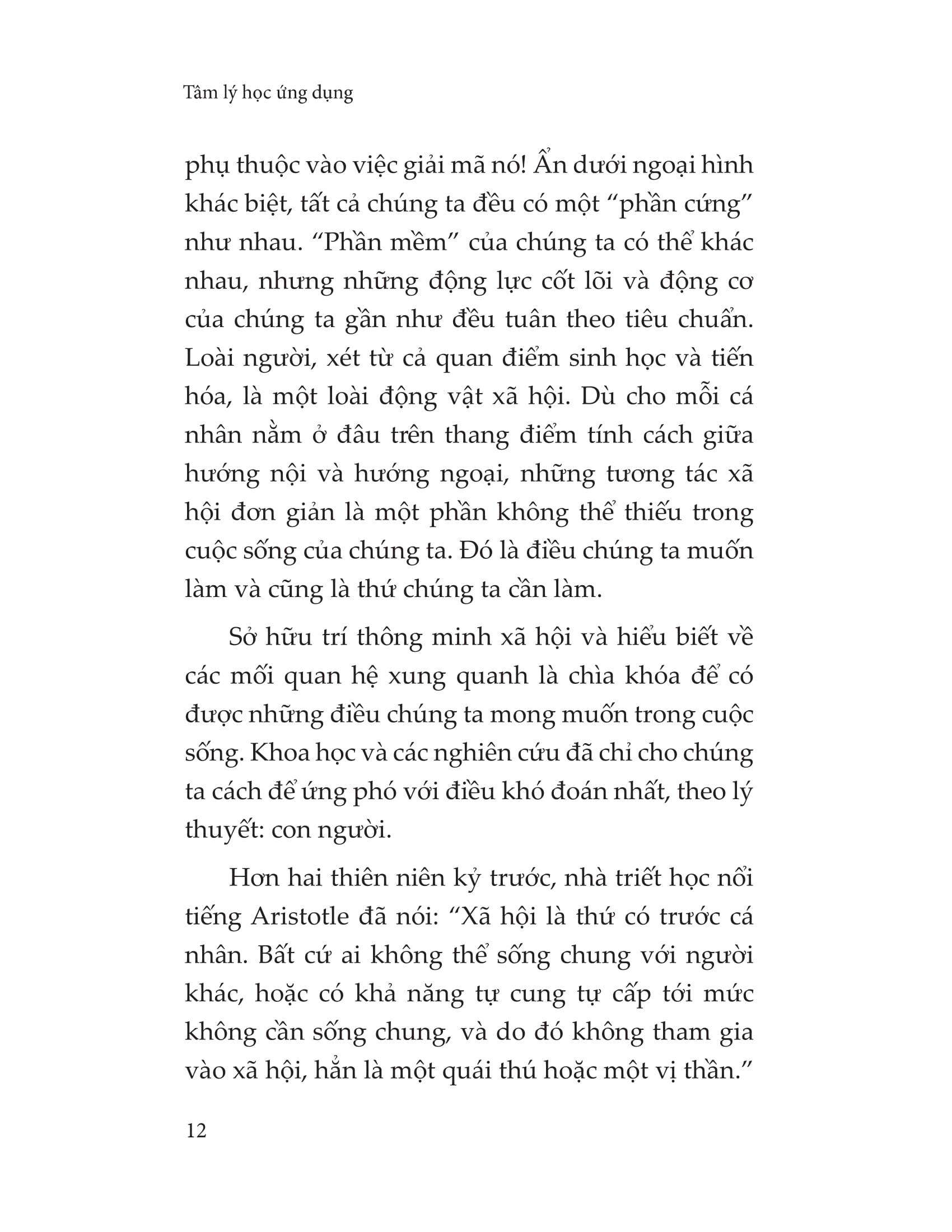 Tâm Lý Học Ứng Dụng