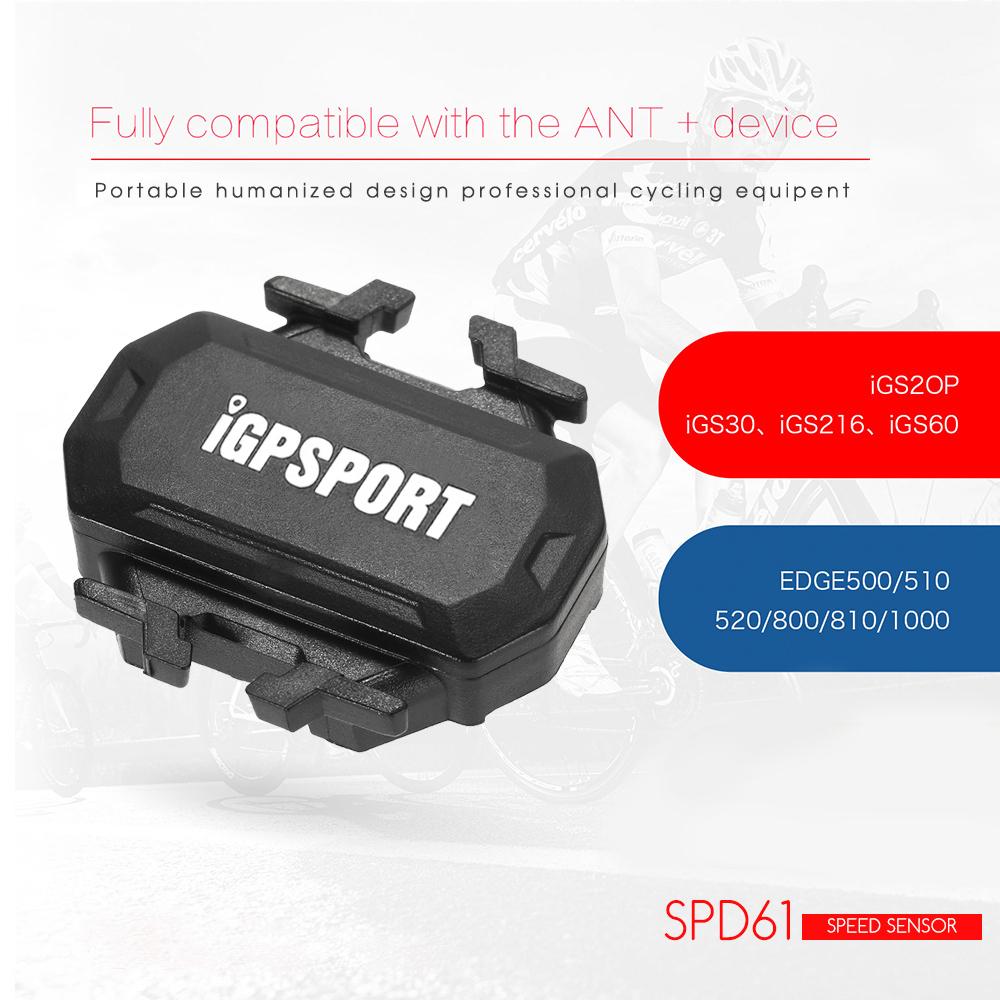 Máy cảm biến tốc độ cho xe đạp IGPSPORT SPD61 ANT, chống nước IPX7, thời hạn sử dụng pin dài