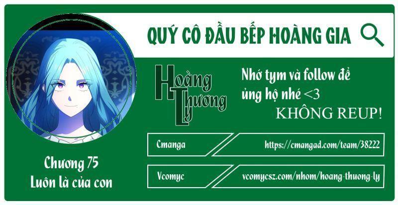 quý cô đầu bếp hoàng gia chapter 75 1