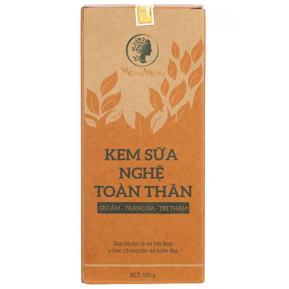 Kem Sữa Nghệ Toàn Thân Wonmom Cho Mẹ Bầu Và Sau Sinh Chai 150Gr Giúp Giữ Ẩm Dưỡng Trắng Mờ Thâm - Chăm Sóc Mẹ Bầu Và Sau Sinh An Toàn Hiệu Quả