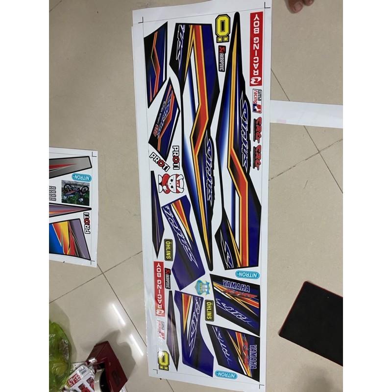 Tem rời dành cho xe sirius xanh đen