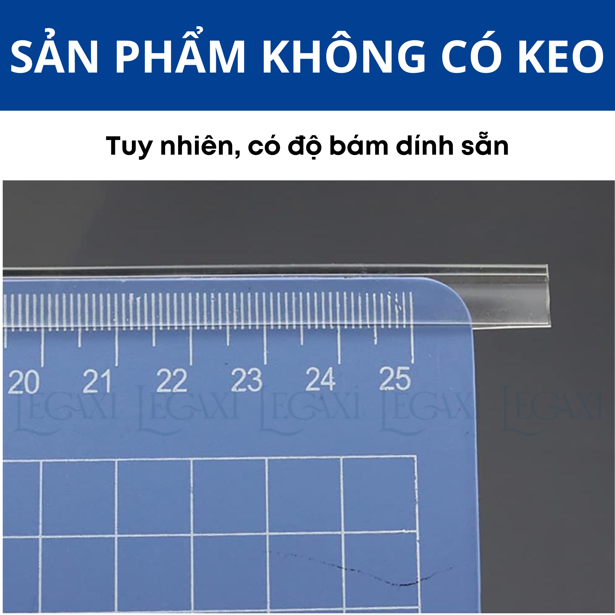 Dây viền cạnh kính, ron dán cửa kính cường lực chống va đập chữ U bọc cạnh bàn, gương, hồ cá, kệ, tủ Legaxi