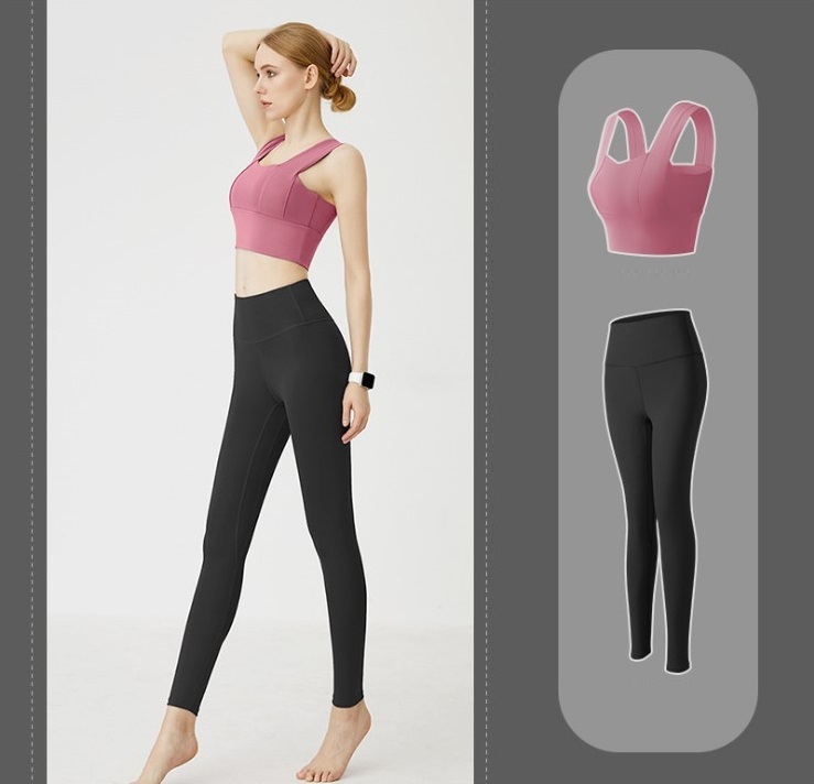 BỘ ĐỒ TẬP GYM NỮ 2 MÓN - QUẦN ÁO TẬP GYM YOGA NỮ 2 MÓN ÁO BRA QUẦN DÀI