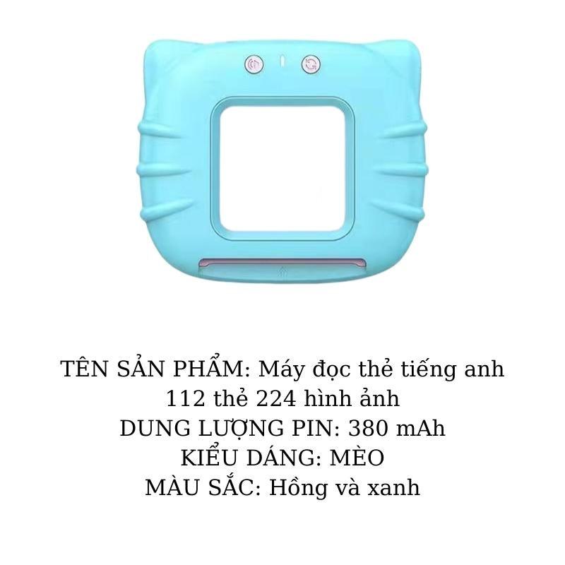 Máy Đọc Thẻ Song Ngữ Anh Việt Giúp Bé Học Tiếng Anh Flashcard 112 Thẻ 224 Từ Khoá Và 12 Chủ Đề.