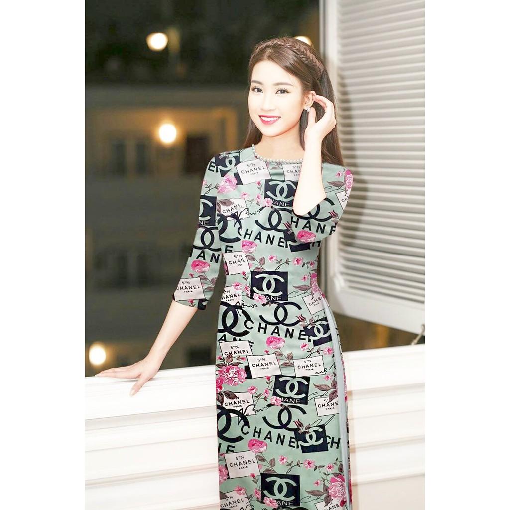 Giá xưởng- áo dài truyền thống hoa nhí