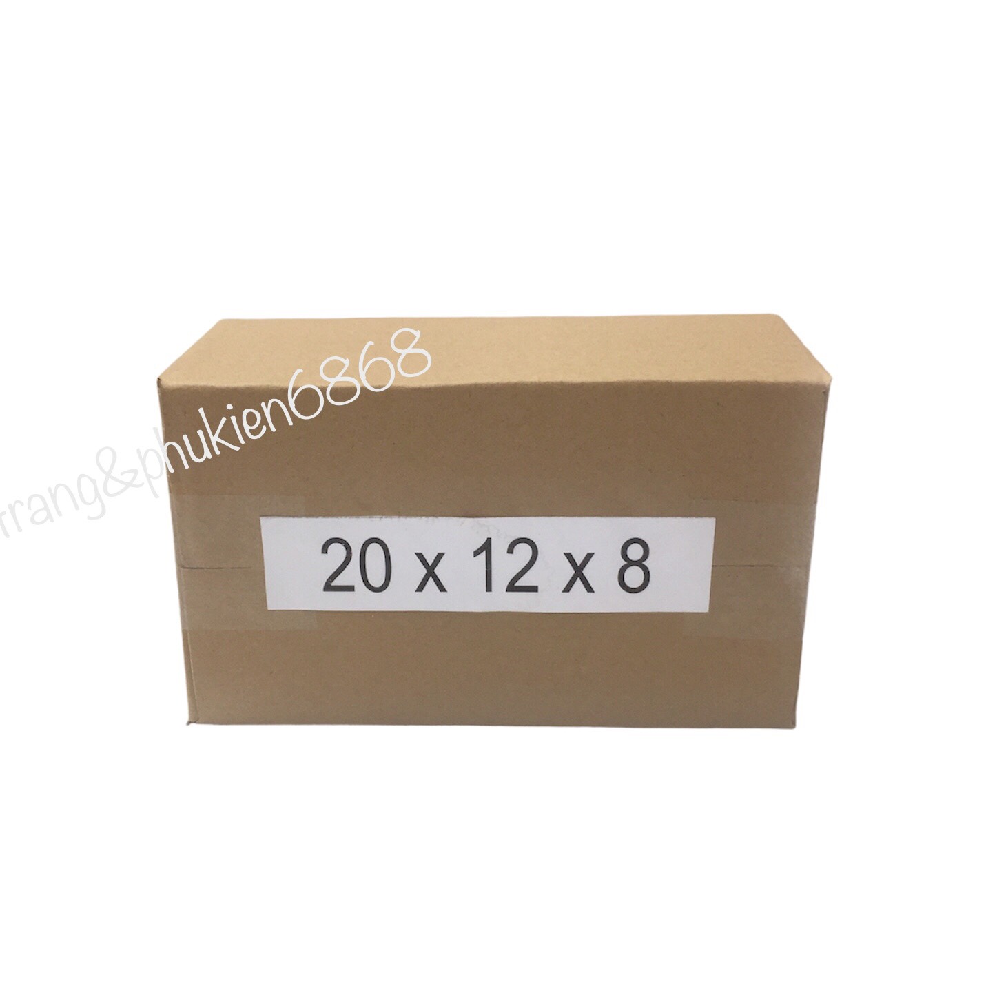 20x12x8 Combo10 hộp carton đóng hàng cỡ nhỏ size 20*12*8