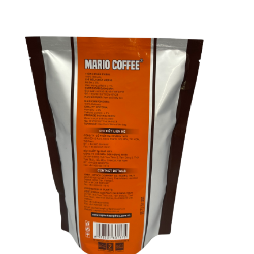 Cà phê hạt Espresso Mario Đam mê - Robusta 100% - Đậm vị, mạnh, thơm nồng nàng