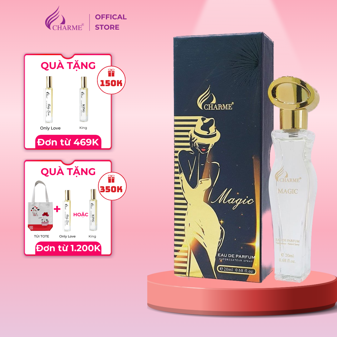 Nước Hoa Vùng Kín Charme Magic 20ml - Màu Đen