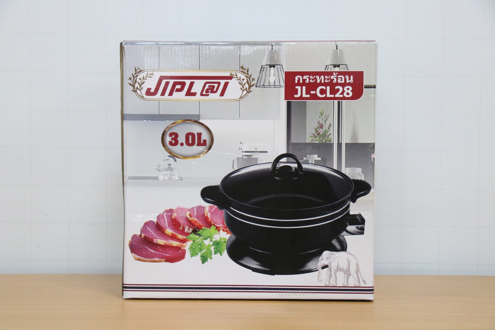 Nồi Lẩu Điện Hấp 3L JLPL@L JL-CL28 Đa Năng Công Suất 1350W Có Khay Hấp Inox Dùng Để Nấu Lẩu,Nướng,Hấp,Chiên,Xào,Kho,Nấu-Hàng Chính Hãng