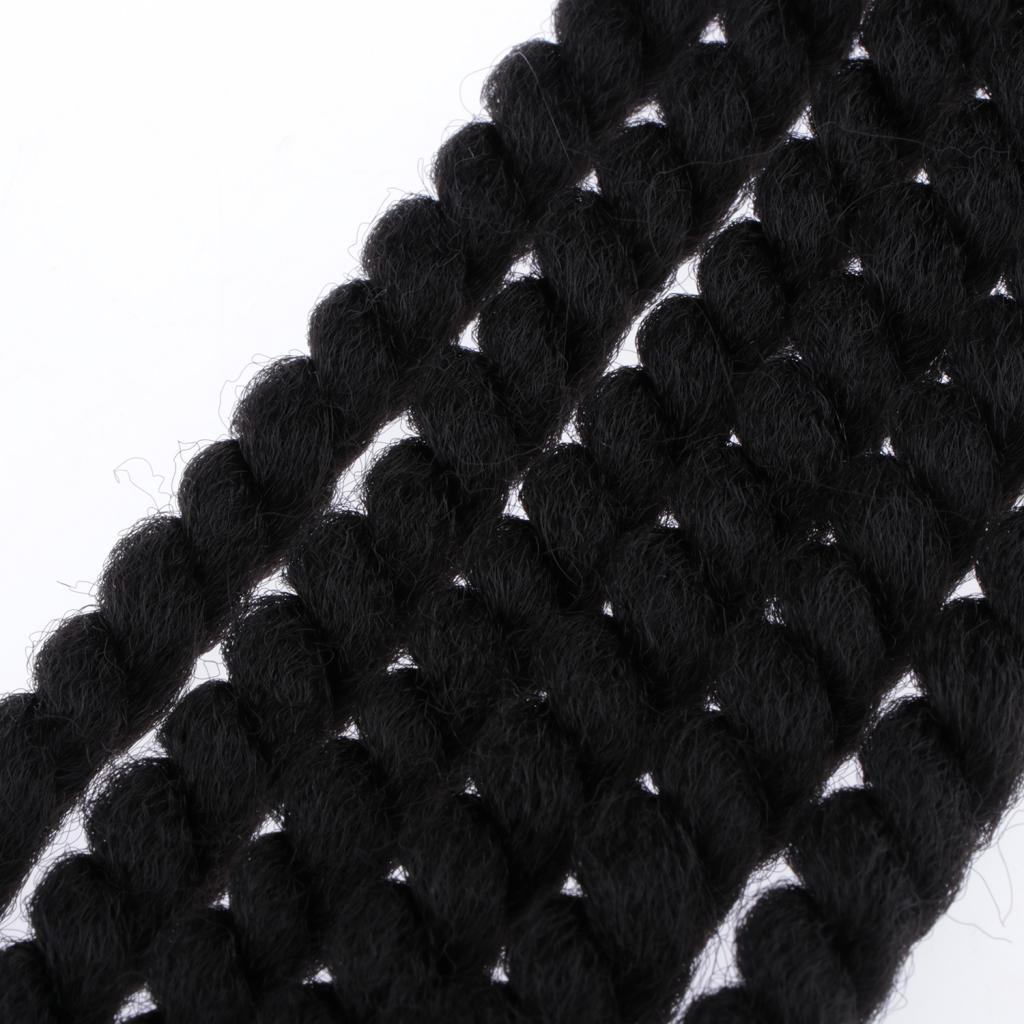 Hand-made Helmet Braids / Ponytail Motorcycle/Bicycle Helmet Wig Hair Black