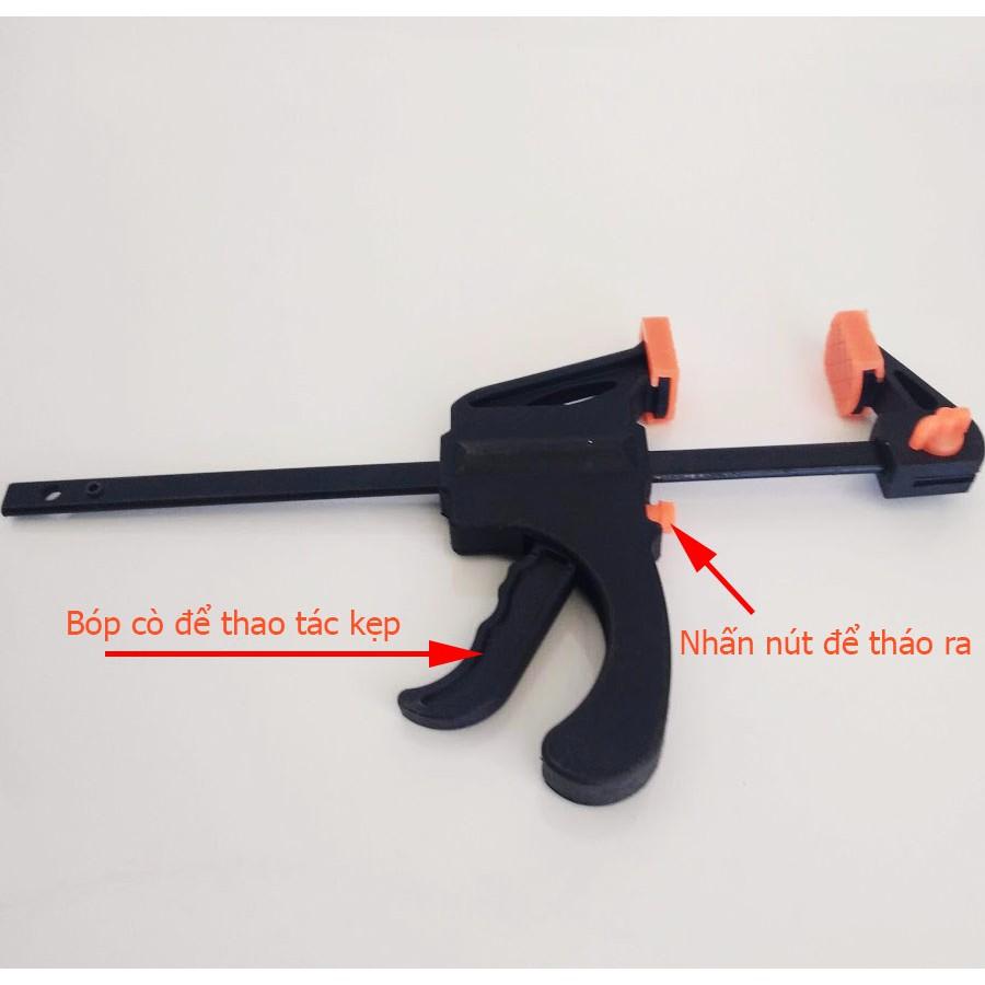 Cảo kẹp gỗ nhanh chữ F , độ kẹp rộng tối đa 10cm - 15cm và 21cm