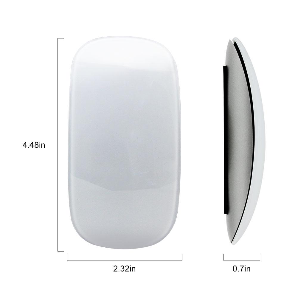 Bluetooth Không Dây Vòng Cung Cảm Ứng Magic Chuột Ergonomic Siêu Mỏng Sạc Chuột Quang Học 1600 DPI Cho Apple Macbook Chuột Wireles