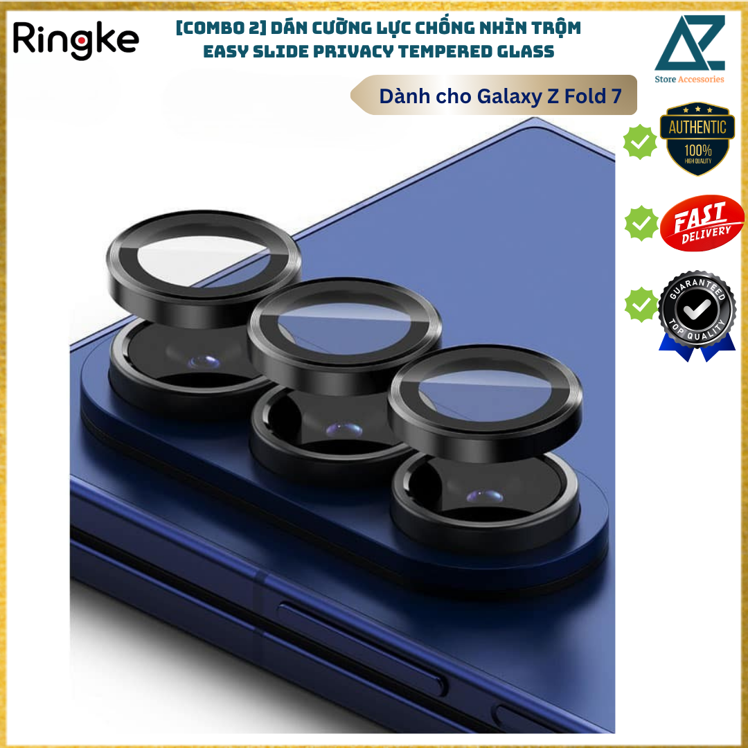 Dán camera RINGKE Lens Frame Glass cho Samsung Galaxy Z Fold 7 (combo 2) / Z Fold 6_ Hàng chính hãng