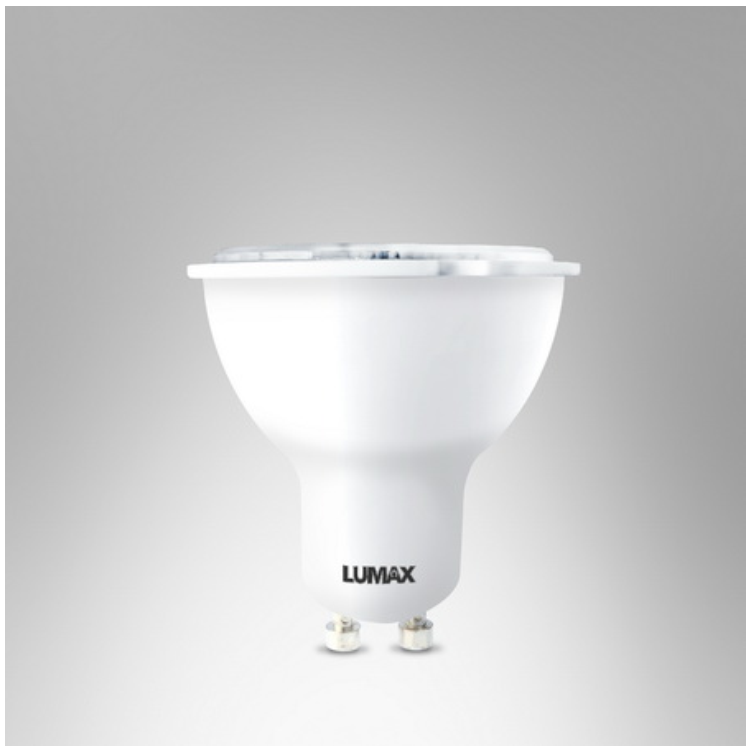 BÓNG ĐÈN LUMAX#GU10-38D/400LM/6W - TIẾT KIỆM NĂNG LƯƠNG - CÔNG TẮC CHUYỂN ĐỔI MÀU LINH HOẠT - XX THÁI LAN