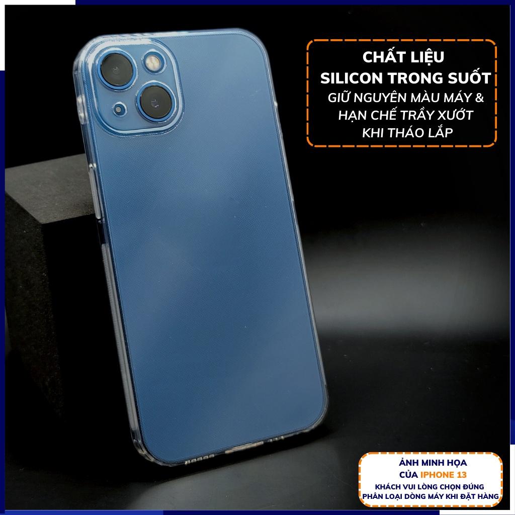Ốp lưng ip xs max ip x xs silicon 6D dẻo trong suốt có gờ chống va đập bảo vệ camera phụ kiện huỳnh tân store