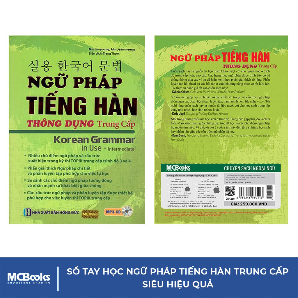 Ngữ Pháp Tiếng Hàn Thông Dụng - Trung Cấp