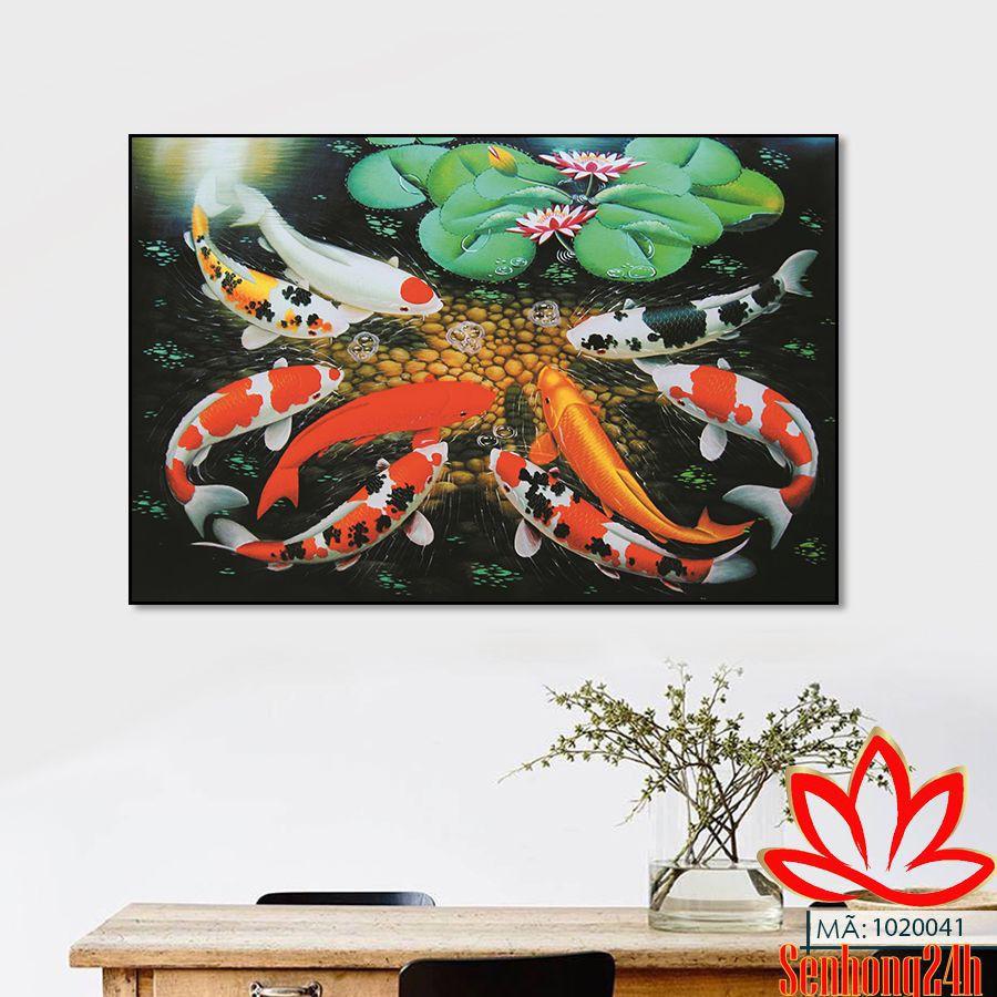 Bộ tranh treo tường phong thủy trang trí nội thất đẹp và giá gốc tại xưởng mới nhất thị trường ĐL 48