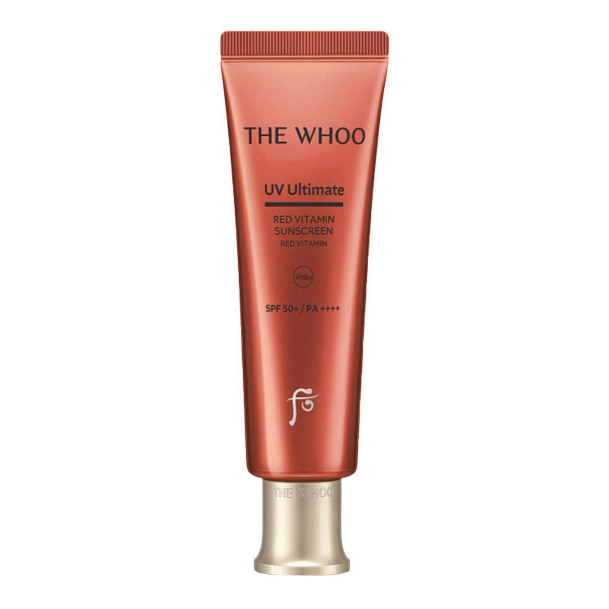 Set Tinh Chất Chống Nắng Chống Lão Hóa Làm Dịu Da The Whoo UV Ultimate Red Vitamin Suncreen SPF 50+/PA++++ 50ml