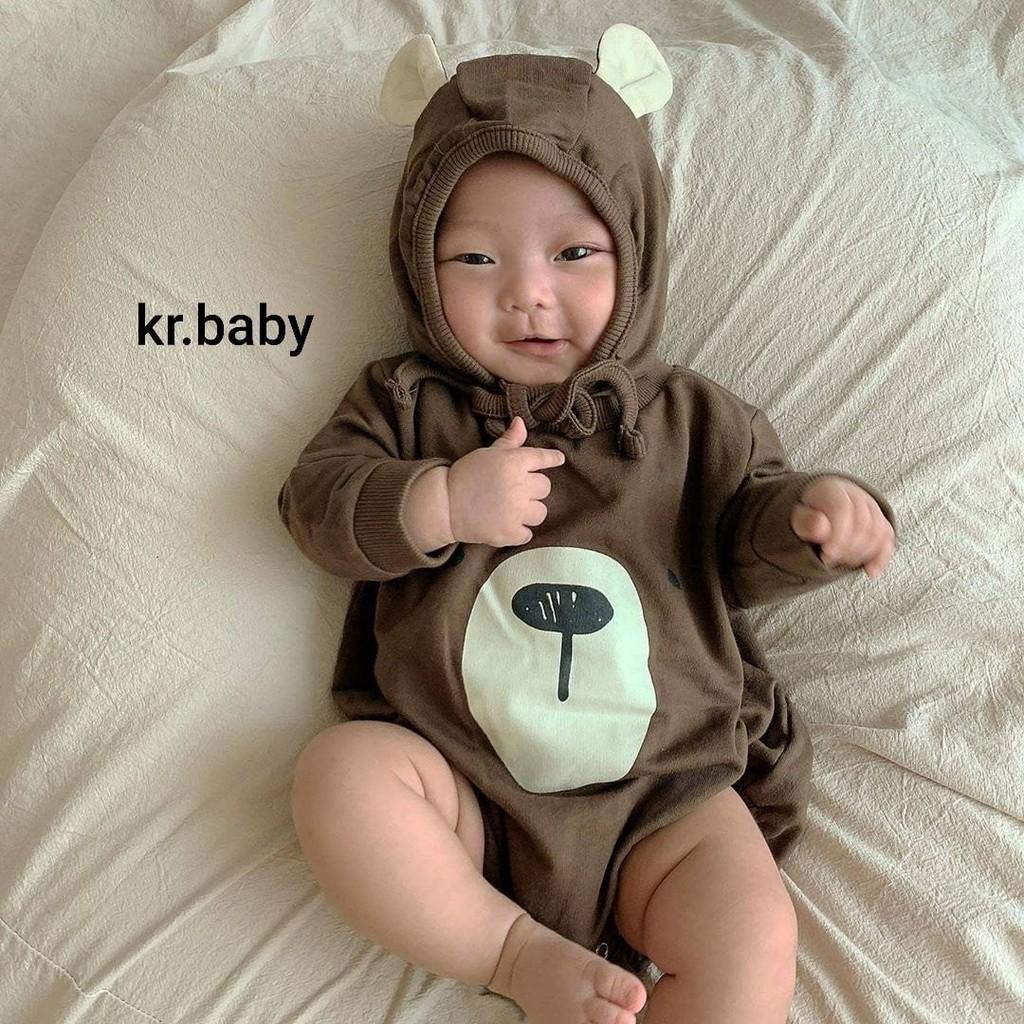 SET ÁO SUIT NỈ HOODIE KÈM MŨ GẤU