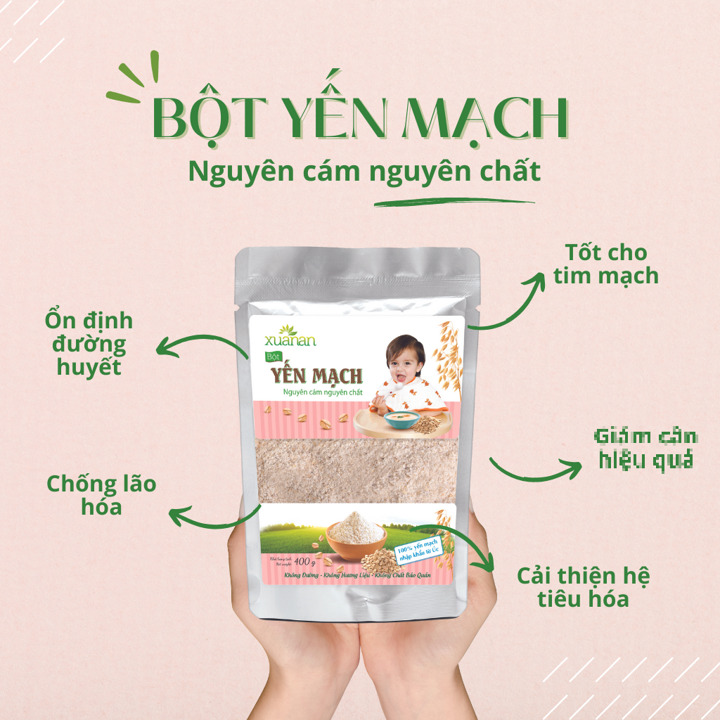 Túi 400G(Tặng Kèm 1 Túi Yến Mạch 150G)