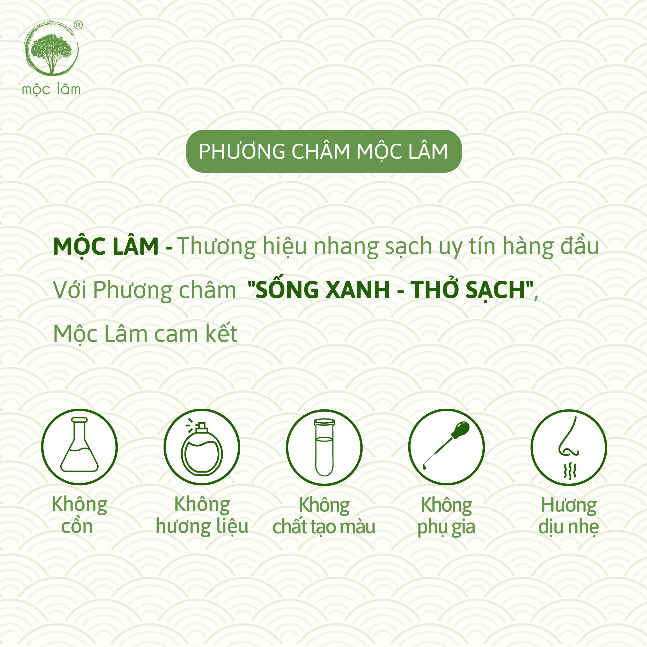 Nhang Sạch Đàn Hương MỘC LÂM 38cm - Ít Khói Ít TÀn - Hương thơm dịu ngọt - Nhang Tự Nhiên