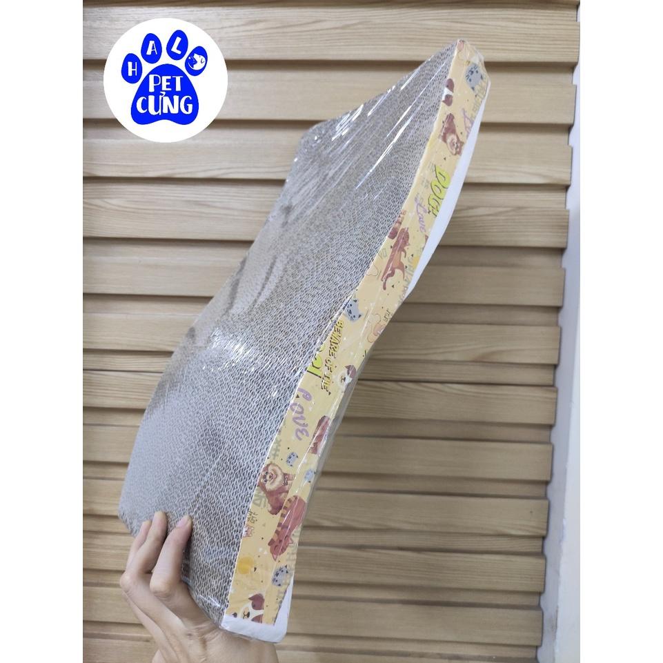 Bàn Cào Móng Lượn Sóng Cho Mèo Kích Thước 20x42cm