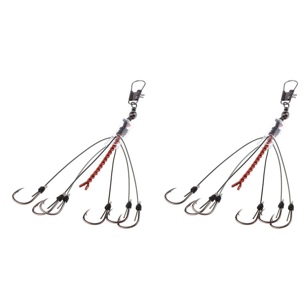 High Carbon Steel Fishing Hook Fishhooks with 12pcs Hooks 5