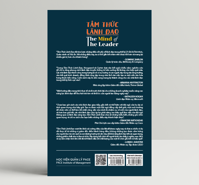 TÂM THỨC LÃNH ĐẠO - Rasmus Hougaard & Jacqueline Carter - Hoàng Mạnh Hải dịch - Tái bản 2023