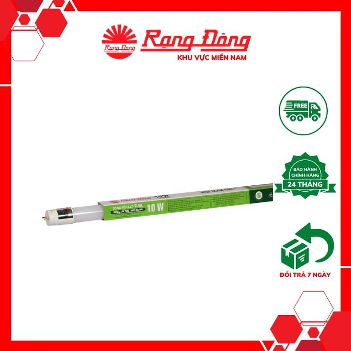Bóng đèn LED Tuýp Rạng Đông T8 10W Model: LED TUBE T8 N01 60/10W