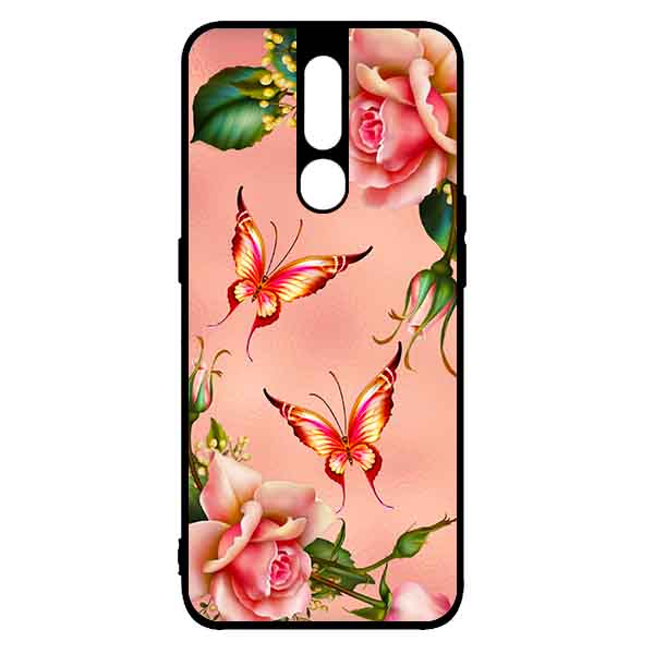 Ốp Lưng in cho Oppo F11 Pro Mẫu Hoa Hồng - Hàng Chính Hãng