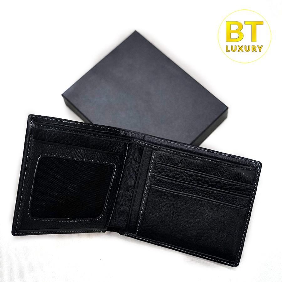 Ví da Hạt Mill - Làm từ da bò thật - Bảo hành 2 năm - Ví da BT Luxury