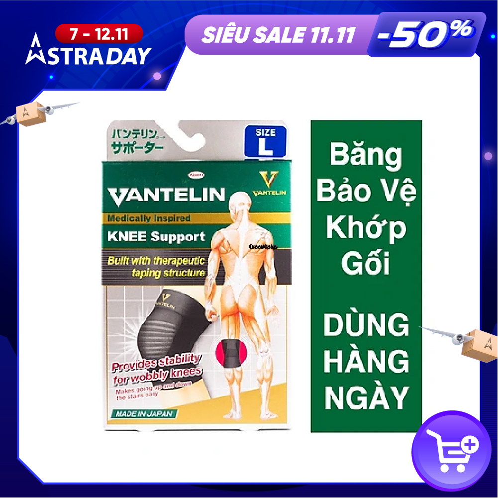 Băng Bảo Vệ Khớp Gối Bó Gối Vantelin Support Knee size L