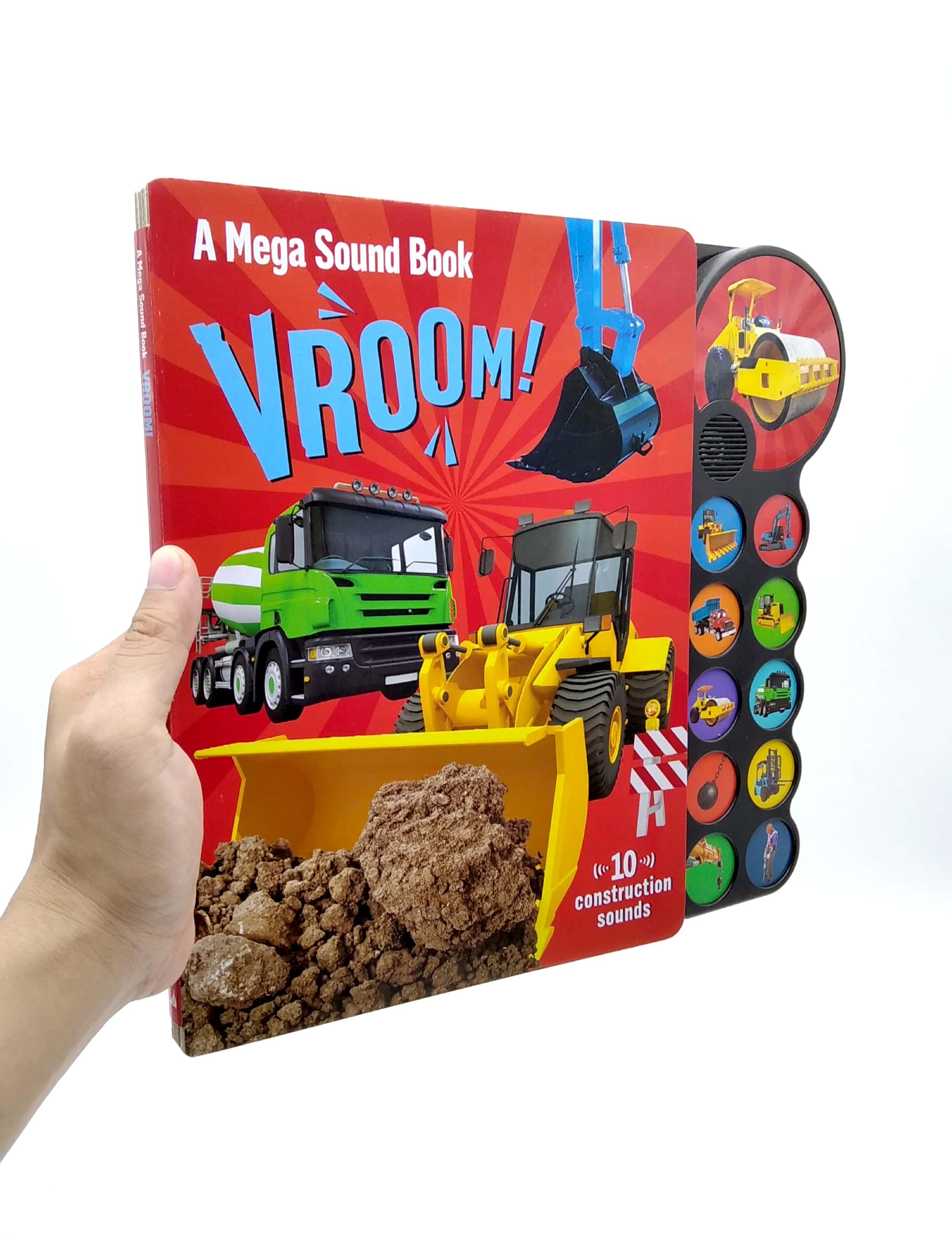 A Mega Sound Book: Vroom 10-Button Sound Book