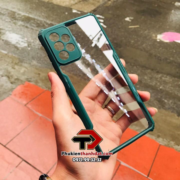 Ốp lưng chống sốc dành cho SamSung Galaxy A72, SamSung A32 trong suốt viền màu