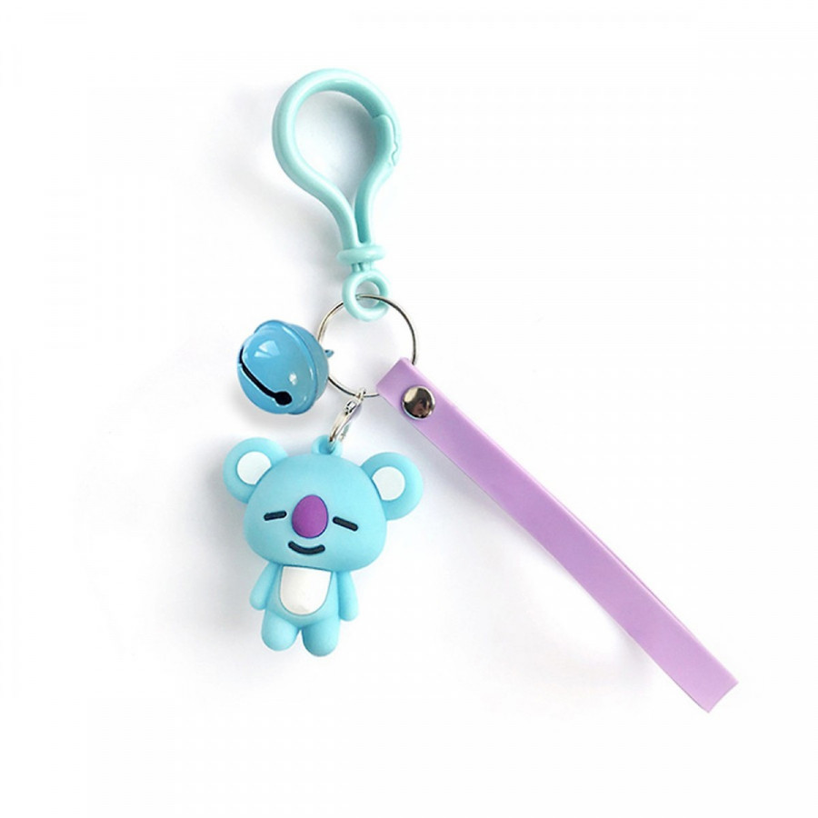 Móc khóa bt21 gắn lục lạc KOYA