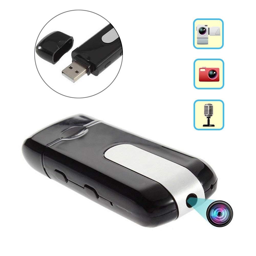 USB U8 Siêu Nhỏ USB HD 720x480 Cao Cấp Video Recorder Mini USB Flash Pin 2 Giờ Ghi Hình Liên Tục