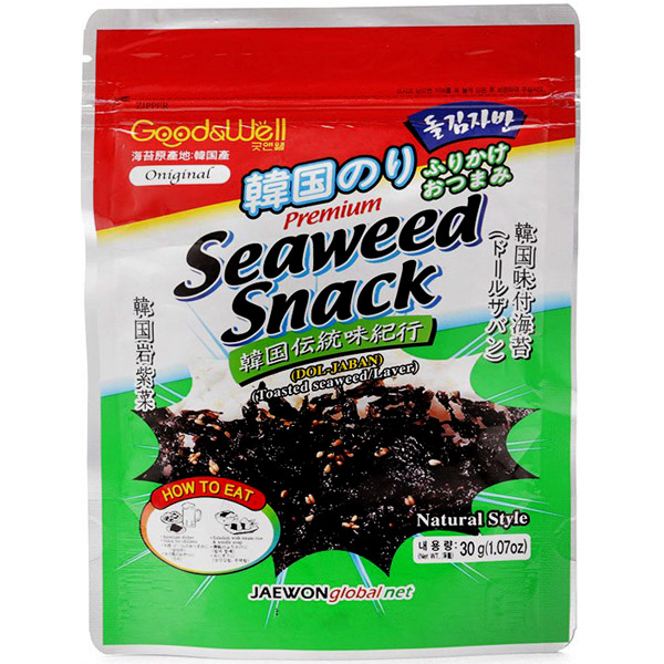 Combo 10 Gói - Rong Biển Hàn Quốc Sấy Khô Tẩm Gia Vị Trộn Cơm Ăn Liền Seaweed Snack 30gr &amp; Vị Tép Thơm Ngon Giòn Bùi - Rong Biển Hổ Trợ Bổ Sung Chất Dinh Dưỡng và Tăng Sức Đề Kháng Cơ Thể