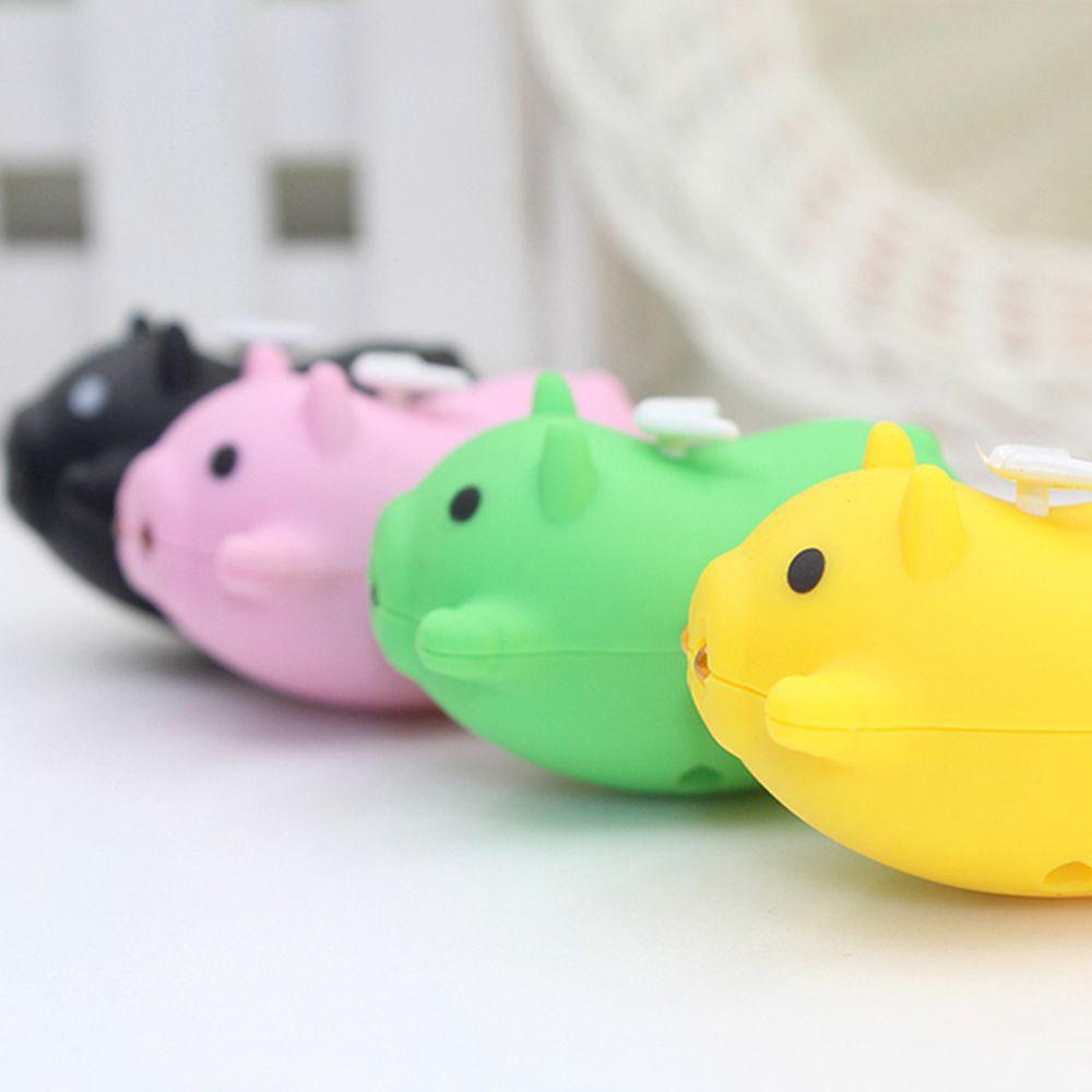 Móc khóa hình con heo có đôi cánh thiên thần phát sáng đèn Led có nhạc có đèn-Móc khóa hình heo phát sáng