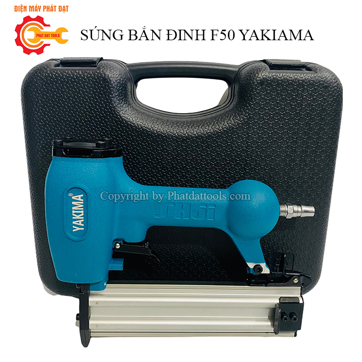 Súng Bắn Đinh Thẳng Dùng Hơi F50 YAKIMA-Đinh Dài Tối Đa 50mm