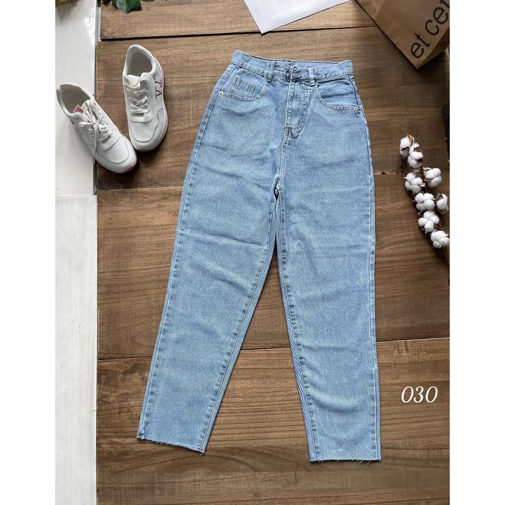 Quần Baggy Jean Trơn ,Quần Baggy Nữ ULZZANG Cực Chất