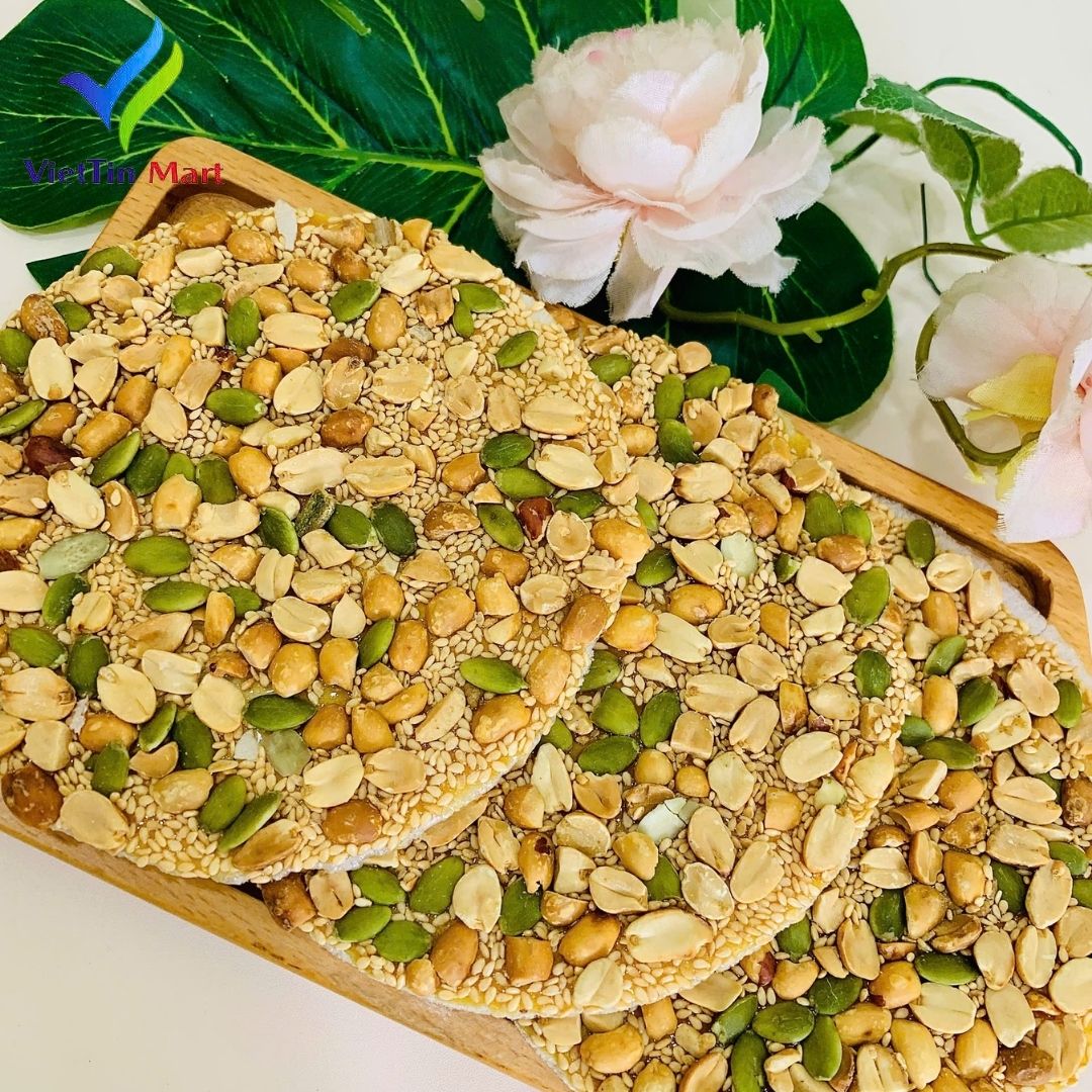 Kẹo Đậu Phộng Mix Hạt Bí Xanh VietTin Mart