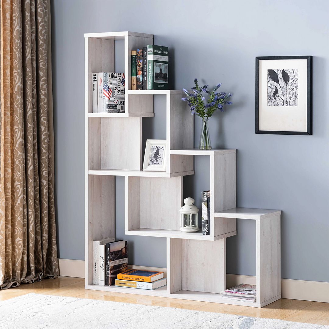 Giá sách bằng gỗ cho gia đình SMLIFE Bergenia