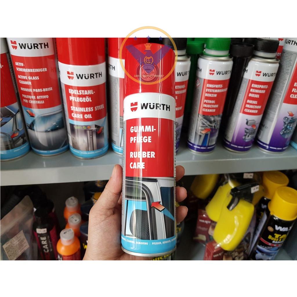 COMBO 2 chai xịt bảo dưỡng ron cao su Wurth Rubber Care 300ml