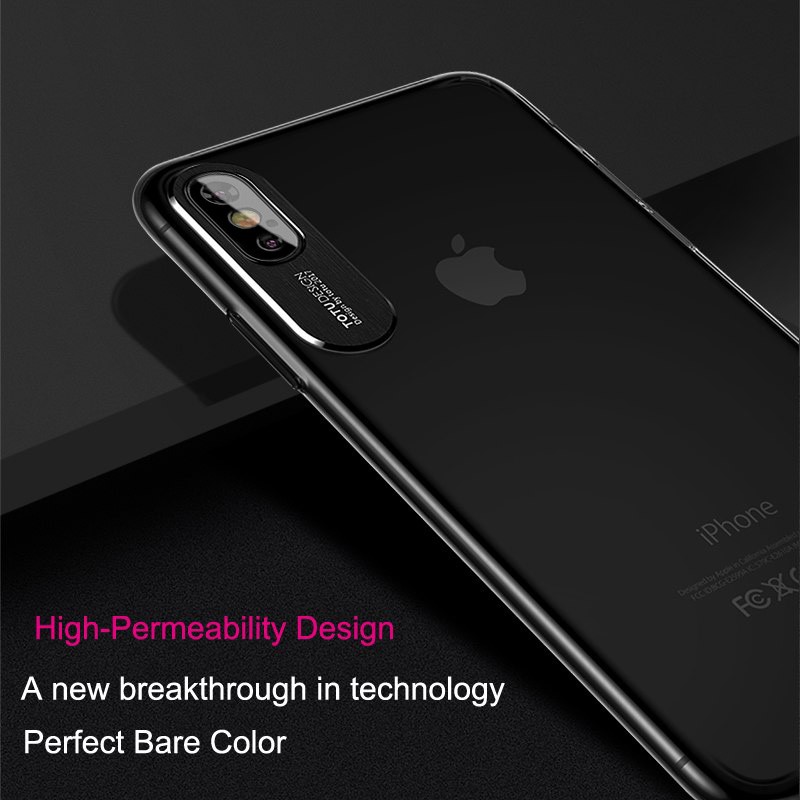 Ốp lưng chống sốc cho iPhone XS Max trang bị viền nhôm bảo vệ camera Hiệu Totu Sparkling - hàng chính hãng