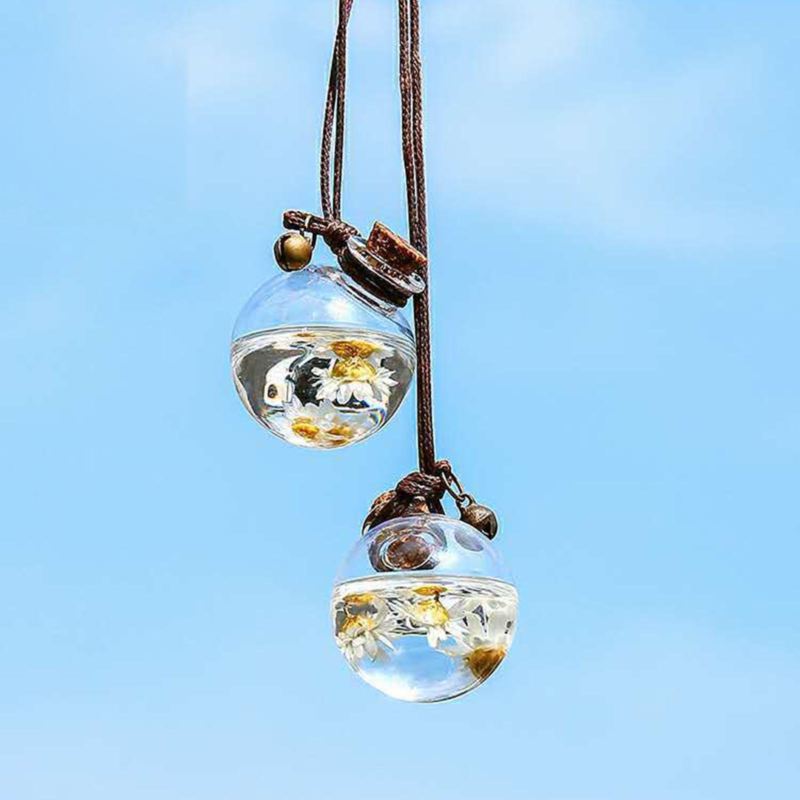 Car Hanging Perfume Bottle Empty Diffuser Refillable Decor Accessories